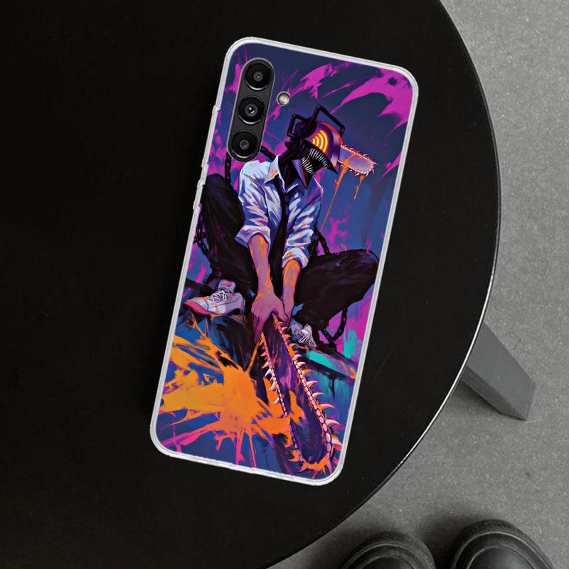 Chainsaw Mans Denji Phone Case Cover for Samsung Galaxy A17 A16 A26 A36 A56 A57 A37 A15 A25 A35 A55 A14 A24 A34 A54 A13 A23 A33