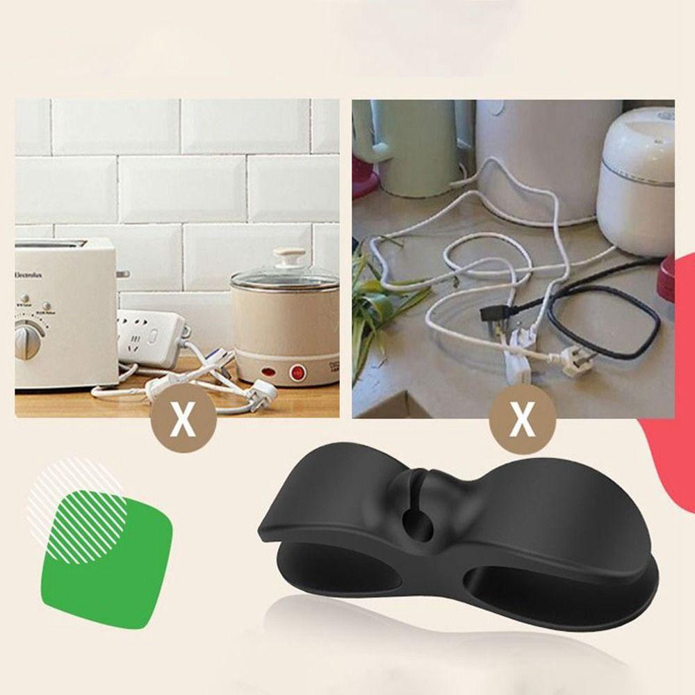 Fryer Coffee Machine Smart Kitchen Appliance Anti-winding Cord Wrapper Clip Cable Winder Wire Fixer