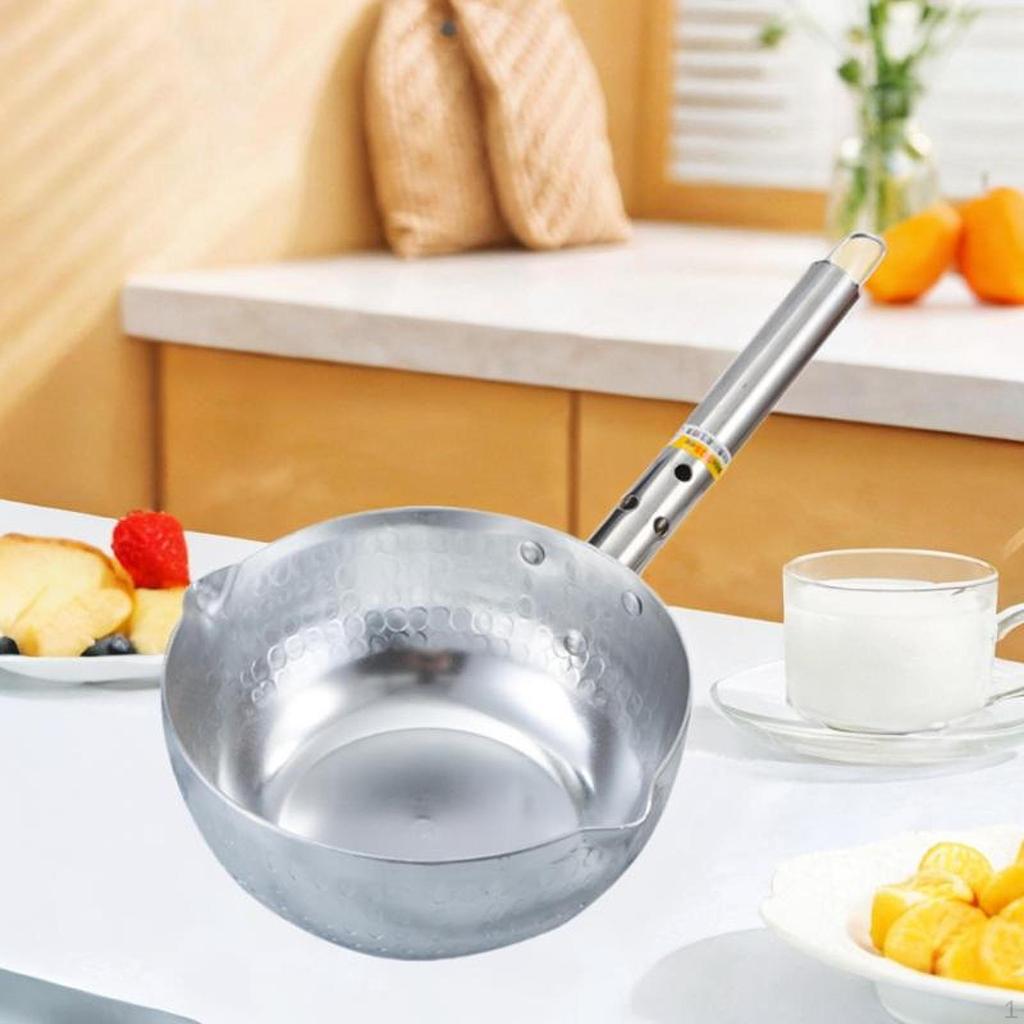 Aluminum Noodle Pot Cooking Non-stick W/ Hanging Hook Easy to Use Soup Milk Pan for