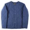 Men's Retro Collarless Cotton Jacket - Thick, Velvet, Versatile for Autumn & Winter