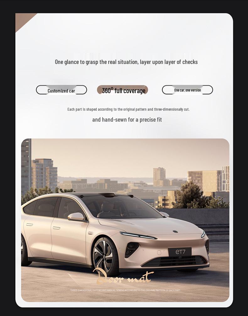 2024 NIO ET5T Full Coverage Floor Mats for Touring Version - Car Interior Accessories