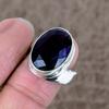 Amethyst Genstone Handmade 925 Sterling Silver Jewelry Ring Size 8 KKG-513