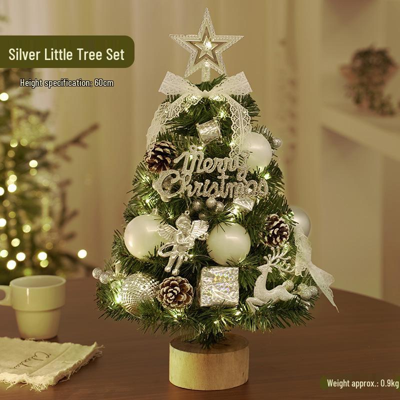 Mini Encrypted PVC Christmas Tree with Lights - DIY Kit