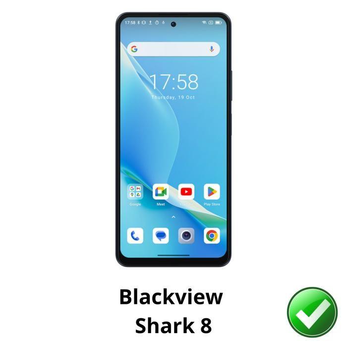 Screen Protector - Phonillico - Blackview Shark 8 - 2 Pack - Ultra Thin - Scratch Resistant
