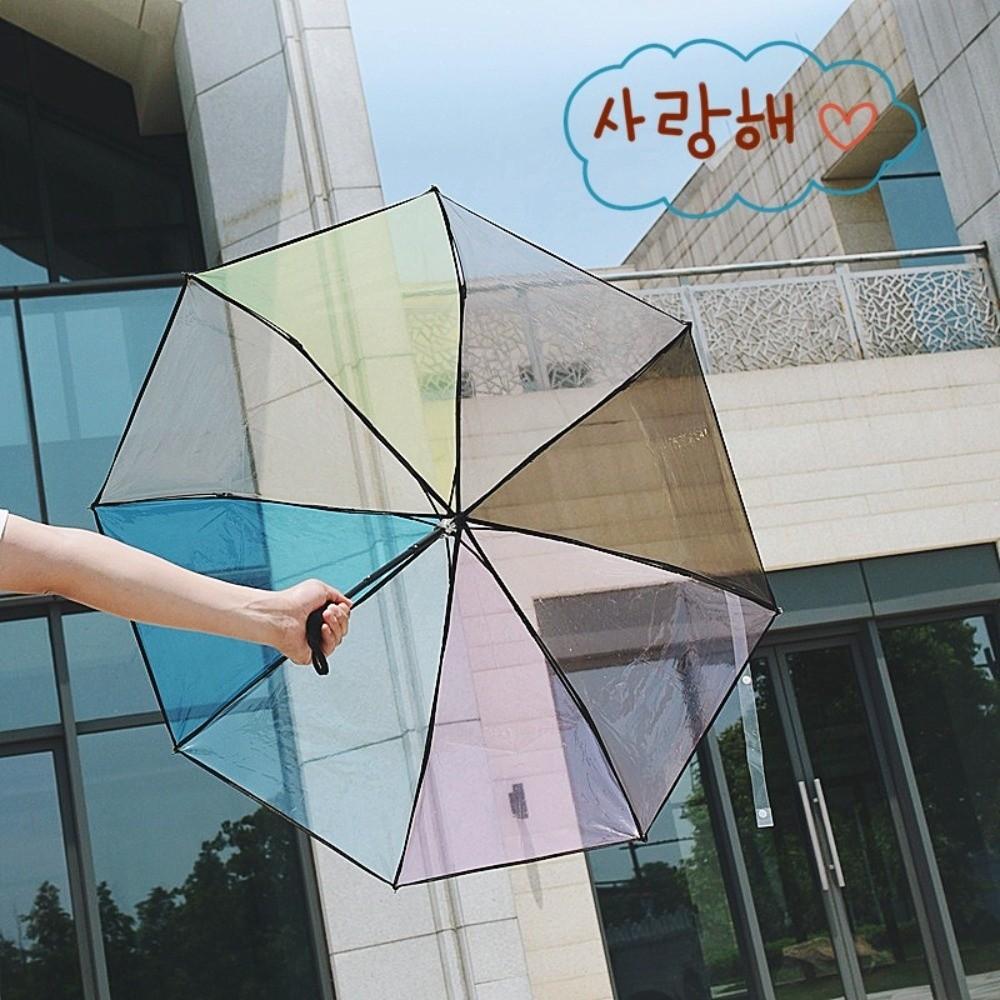 Portable Folding Umbrella Automatic/Manual Transparent Umbrella Fashion Rain Umbrella  Outdoor