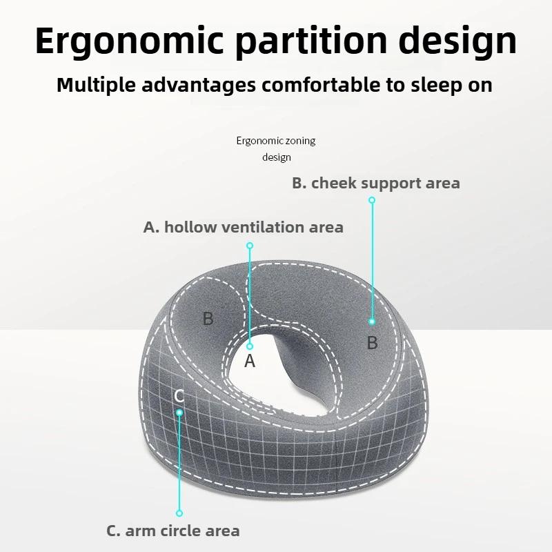 New Massage and Beauty Salon Massage Bed Special Sleep Pillow Comfortable Sleeping Face Pad Memory Cotton Bed Fit Wrap Pillow