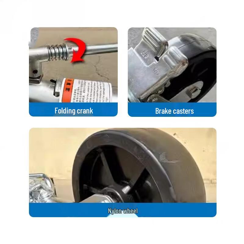 Outdoor Trailer Jack Guide Wheel with Support Leg