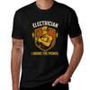 Electrician Bring The Power Tshirt Cute Tops Plain Sports Fans Anime Clothes Unisexs Tshirts