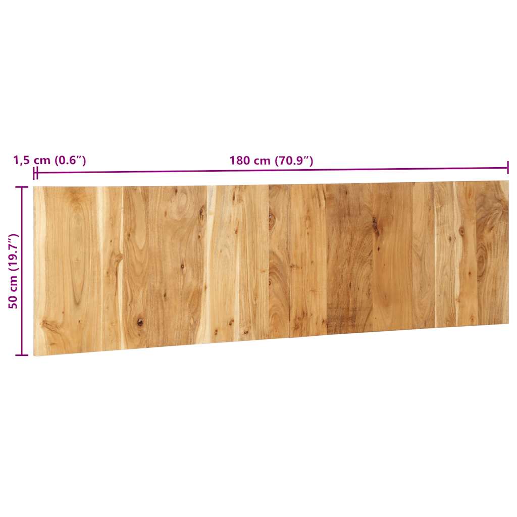 Headboard 180 cm Solid Acacia Wood