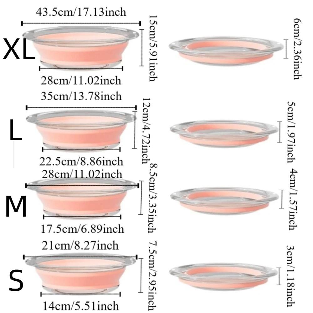 Portable Washbasin Collapsible Laundry Basin Lightweight Baby Bath Basin Camping