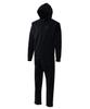 Combat Genuine Jersey Tracksuit Setup Top and Bottom Set Unisex [Adidas Sports] TR-74 Men's (XL, Black/Black)