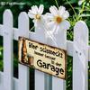Vintage German Beer Garage Wooden Sign, Retro Bar, Man Cave, Garage & Patio Hanging Plaque, Funny Alcohol-Themed Home Decor Gift for Beer Lovers