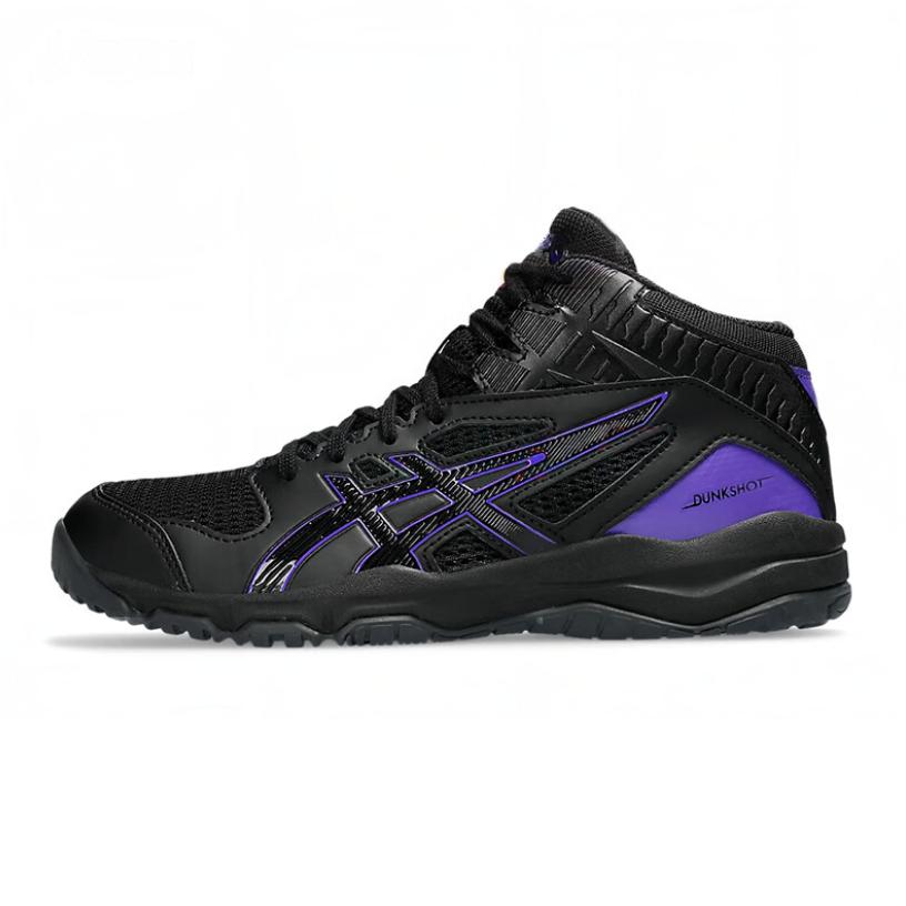 

Asics Dunkshot Mb 9 Прочные детские баскетбольные кроссовки средней высоты Черные Детские баскетбольные кроссовки 1064A006-005 37.5