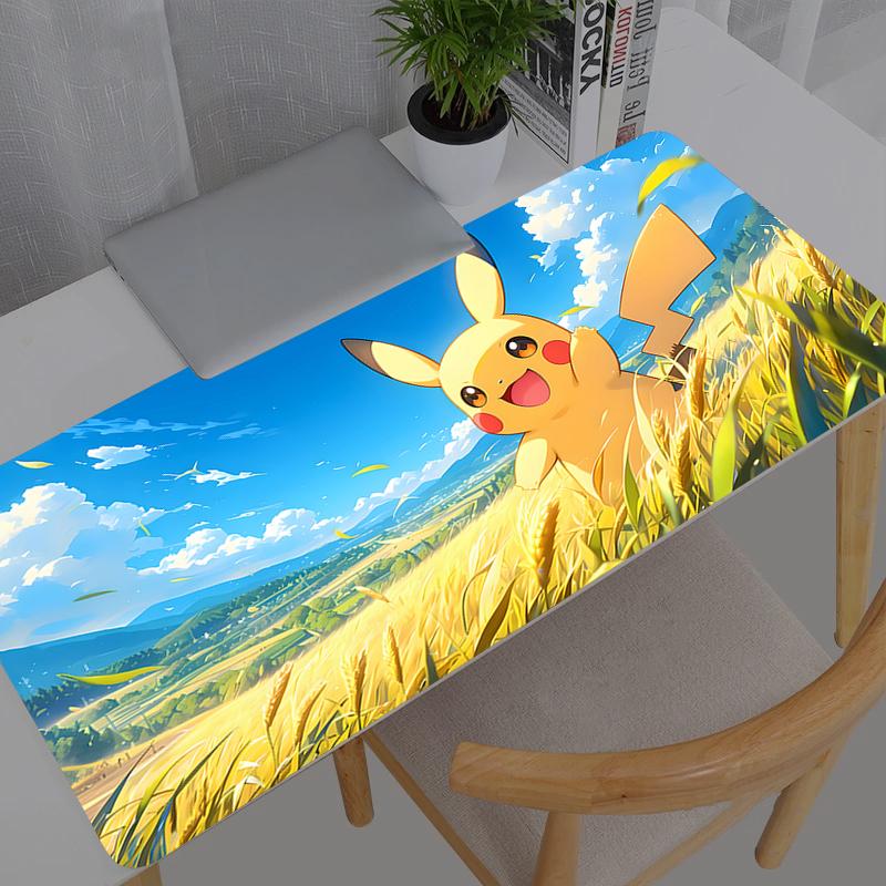 Large Mouse Pad Pokemon Pikachu Gamer Keyboard Mousepad Pc Computer Desk Mat Gaming Pad Mouse Mats For CS GO LOL x