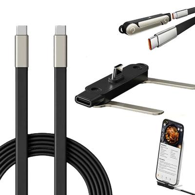 Detachable Super-fast Charging Bracket Foldable Charging Cable Adapter Durable Cable Stand