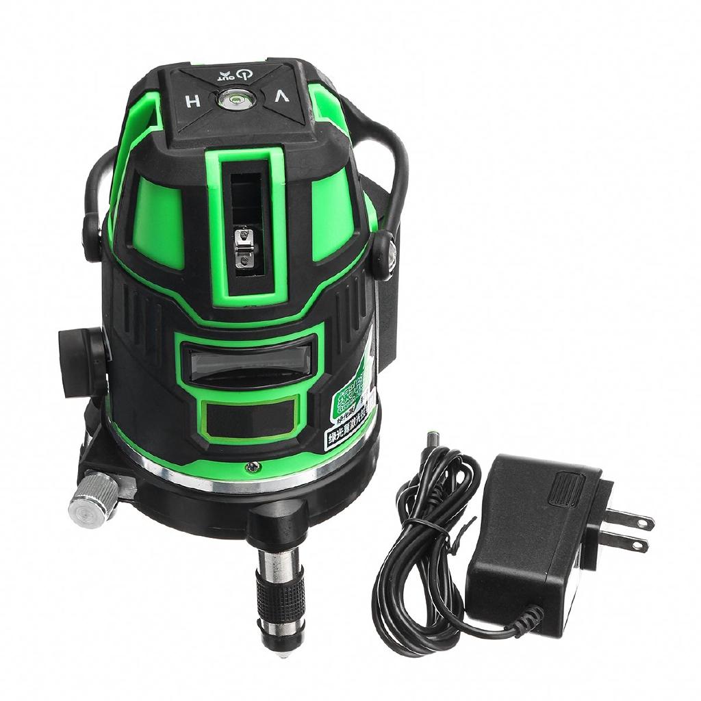 2/3/5 line 6 point Green laser level meter 360 degree laser level with outdoor mode tilt mode Self Leveling