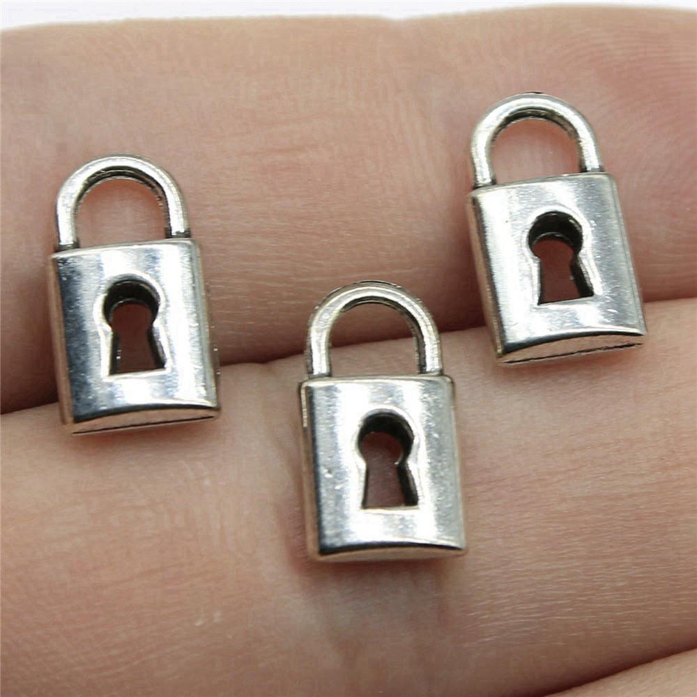 Key And Lock Charms Pendant Child Jewellery Massive Funny Art Supplies