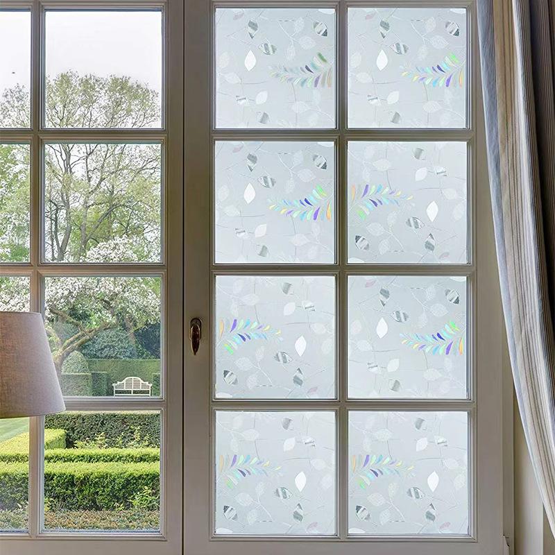 Frosted Window Film Privacy Static Cling Glass Sticker Anti-UV Anti-Glare Decorative Film for Home Office Bathroom