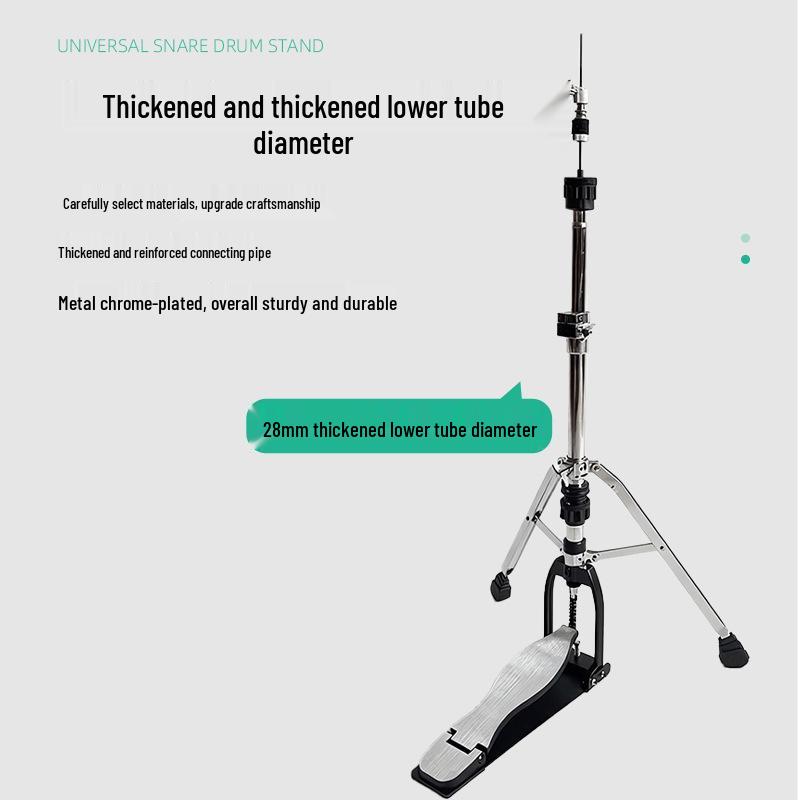 28 Tube Jazz Hi-Hat Cymbal Stand with Drum Accessories