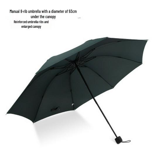 Extra-Large Reinforced Double Business Umbrella - UV Protection & Weather Resistant