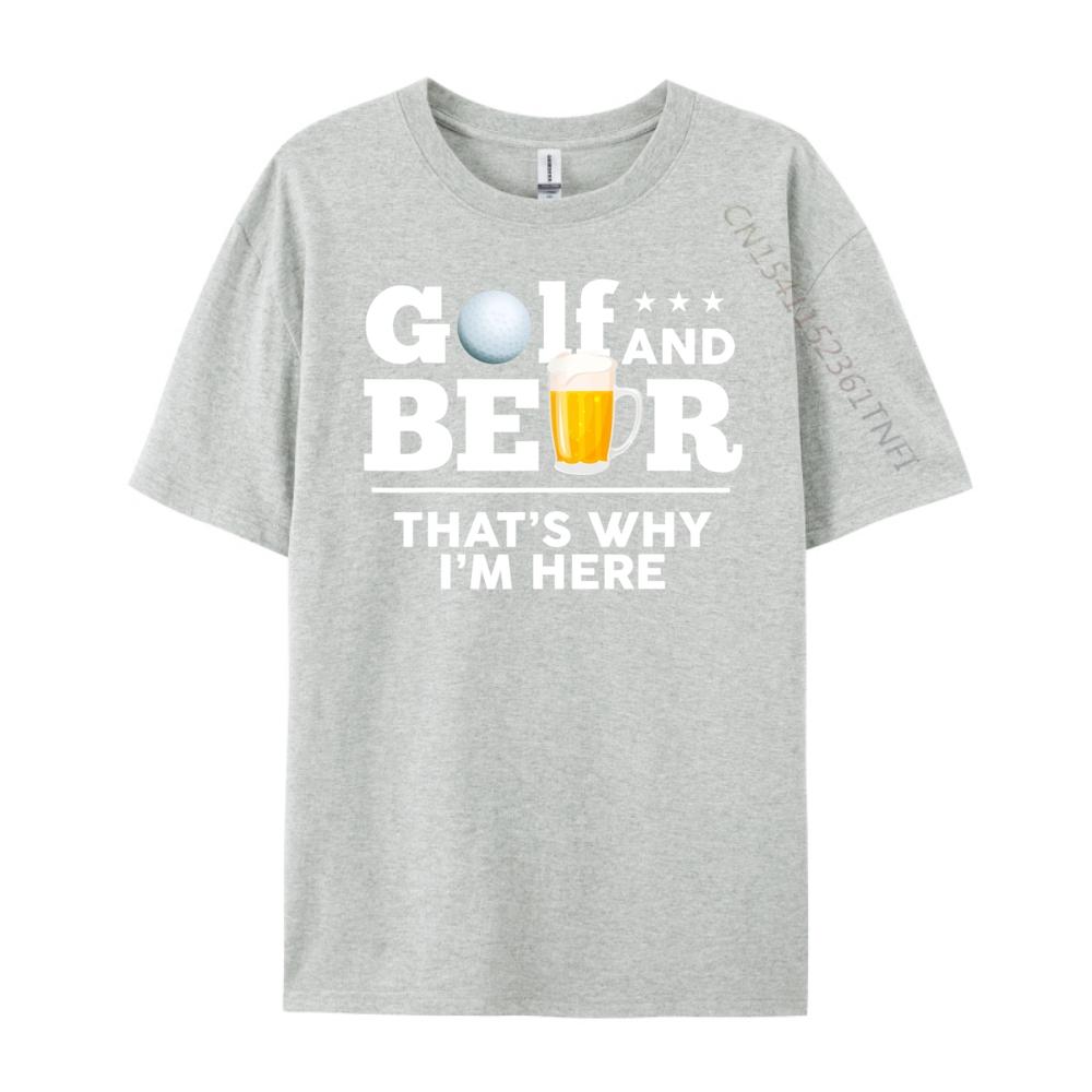 Golf and Beer Joke Dad Funny Fathers Day Drinking Birthday Red And Black Graphic T Shirt Anime Valentines Day