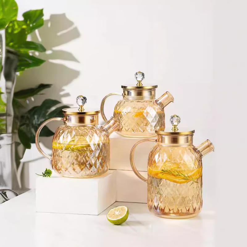 Heat-Resistant Glass Water Pitcher