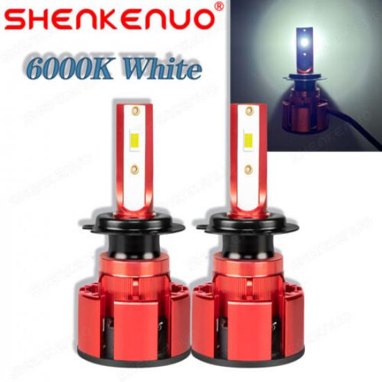 LED Headlight Kit H7 White 6000K Low Beam Bulbs For HYUNDAI Sonata 2011-2014