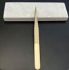 Gold-Plated Precision Eyelash Grafting Tweezers Set