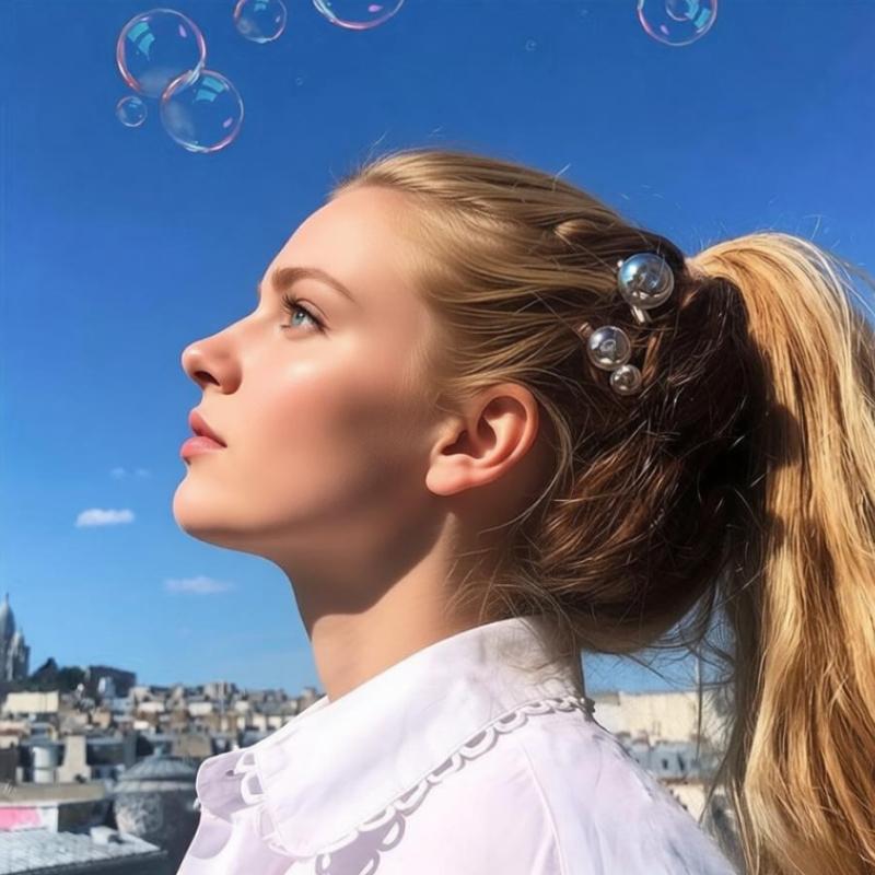 Set di 6 pezzi/1 set di adorabili accessori per capelli - Fermagli laterali colorati in metallo a becco d'anatra per capelli corti, fermacapelli semplici ma eleganti