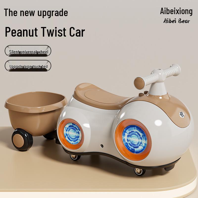 Celebritami schválené chodítko a balanční kolo pro miminka: Tiché, protipádové twist auto pro děti ve věku 1-3 roky