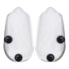XO Leg Transparent Silicone Magnetic Correction Half Insole - Anti-Slip Shock Absorption Heel Pad.