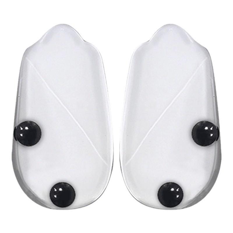 XO Leg Transparent Silicone Magnetic Correction Half Insole - Anti-Slip Shock Absorption Heel Pad.
