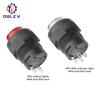 Self-lockin 16MM Latching/Momentary Push Button Switch With 5Color LED lighting 4Pin R16-503/AD R16-503/BD