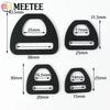 5/10Pcs Meetee 15-38mm Metal Buckle Bag Strap Adjust Buckles Webbing Belt Connector Clasp Pet Collar Hook Hardware Accessories