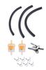 YFFSFDC Fuel Filter, Set of 11, Gasoline Filter, Universal Type, Easy Installation, Durable, Includes
