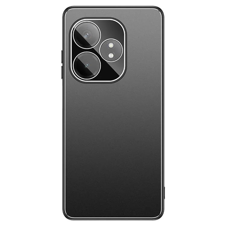 

Для Realme GT Neo6 5G чехол PC+TPU анти-падение матовый телефон чехол с закаленным стеклом крышка объектива