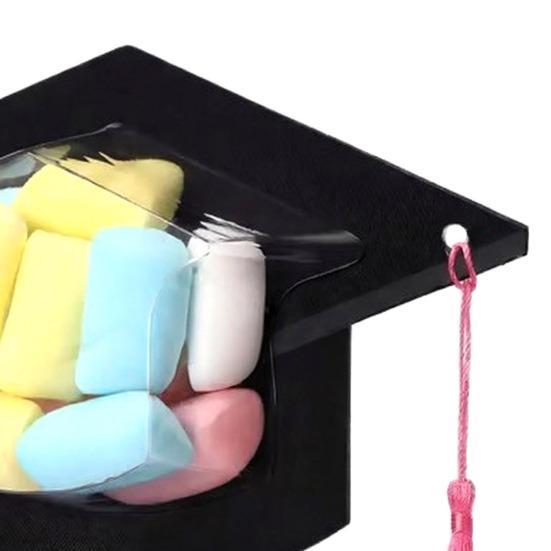 Graduation Cap Candy Cards 2026 Class Grad Candy Container with Tassel for Candy Goody Chocolate Graduation Party Favors for Students Teachers