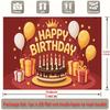 Party Backdrop New Year Flat Weddings Parties Cursive Lettering Birthdays Coming Ceremonies Event Photo Background Front Door Decor