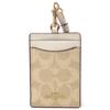 Card Case Outlet Signature Canvas Lanyard ID Case Card Case CZ285 IMXDM Item [Coach]
