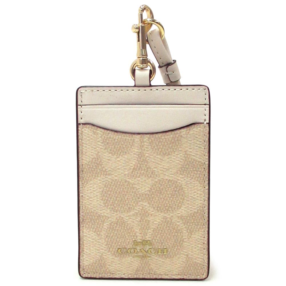 

Визитница Outlet Канва Signature Ремешок ID Визитница CZ285 IMXDM Изделие [Coach]