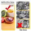 4Pcs Set Fruit Preservation Box Silicone Film Food Box Sealed Mini Refrigerator for Storage Vegetable Avocado Lemon Storage Box