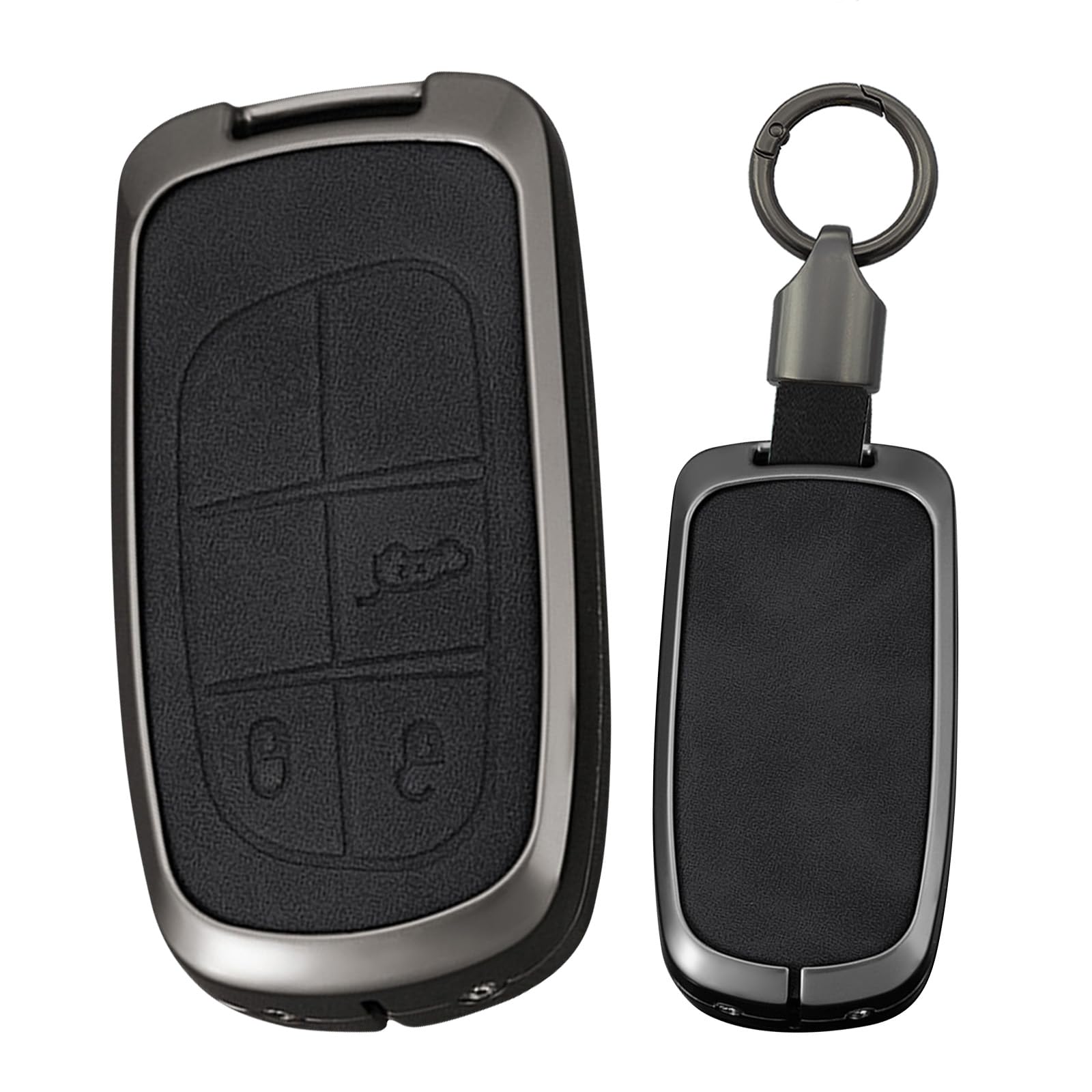 

[TECART] Специальный чехол для ключа Jeep Чехол для ключа для Jeep Chrysler 300 Брелок Chrysler чёрный