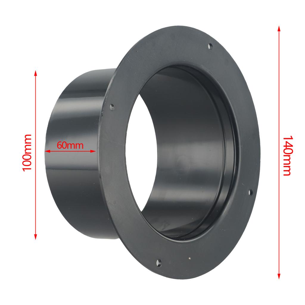 Wall Flange Connector For Ventilation Pipe Air Ducting Connection ABS Wall Connector Home Supplies 100mm 125mm 150mm