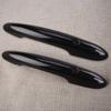 1 Pair Carbon Fiber Style Door Handle Cover With Keyless Entry Fit For Mini Hatch 5-Door F55 Countryman F60