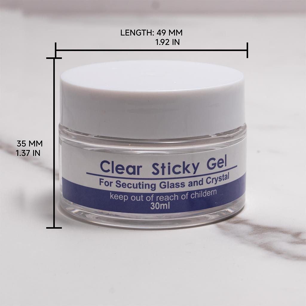 30ML Tacky Wax Museum Adhesive Sticky Putty, Removable and Waterproof Adhesive for Festival Decoration and Glass Anchoring