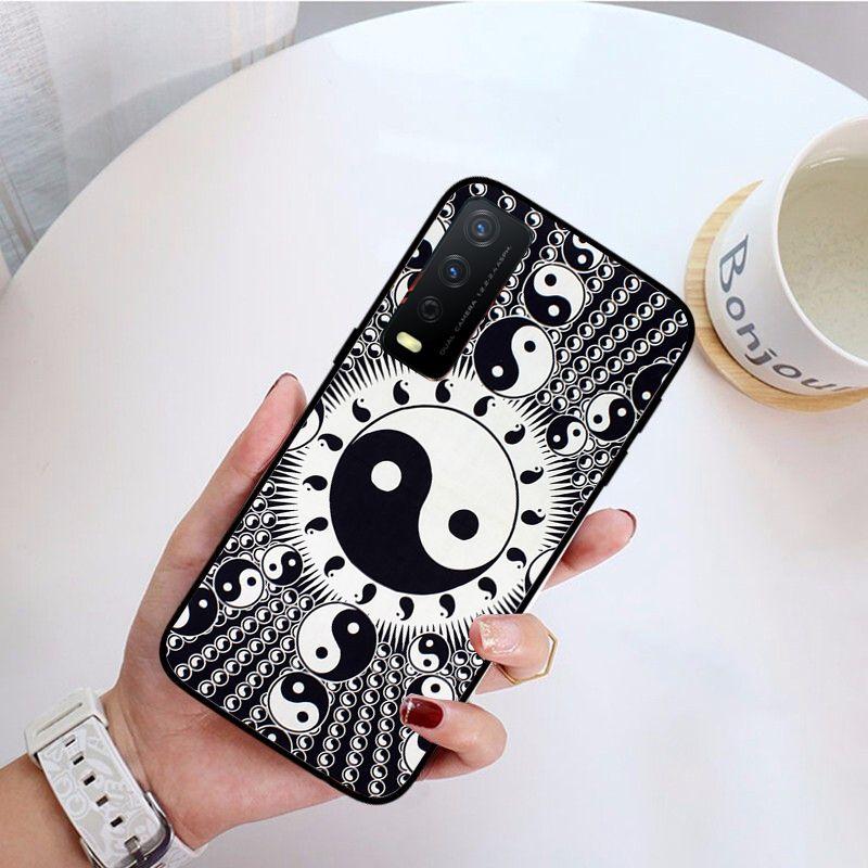 Yin yang ryba funda Kryt na telefon Pro vivo Y31 Y30 Y33S Y11S Y12S Y17 Y20 Y20S Y21 Y21S Y1S Y53S Y15 Y19 Y91C V23 5G Pouzdra coque