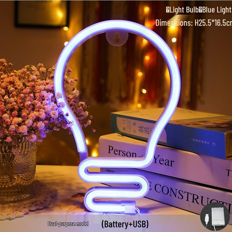 Trendy LED Neon Night Light Sign for Wall Décor