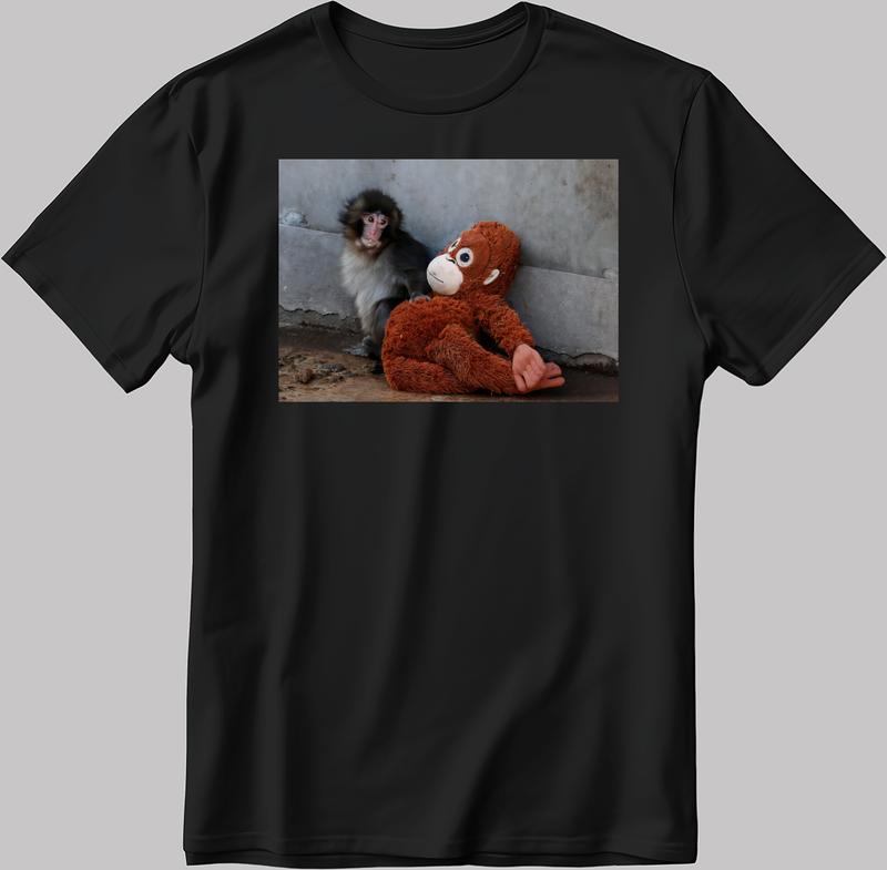 Monkey Punch Baby Monkey Funny Unisex T-Shirt