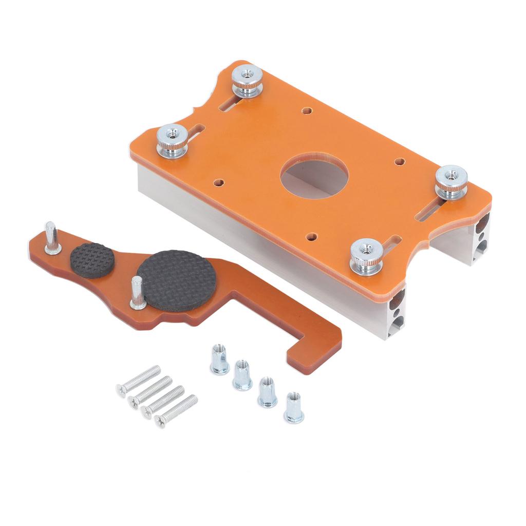 Wood Router Table Insert Plate High Accuracy Router Slotting Positioning Bracket Plate for 65mm