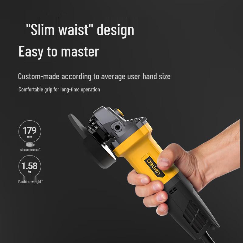 Deli 760W Angle Grinder Kit CN plug (adapter included)